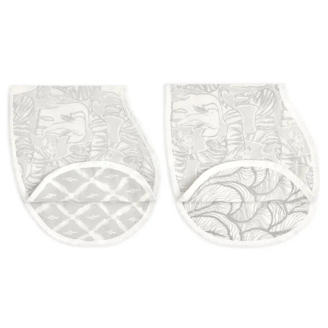 aden-anais-boutique-silky-soft-burpy-bib-2-pack-bavoirs-2-en-1-lange-de-r-gurgit image 1