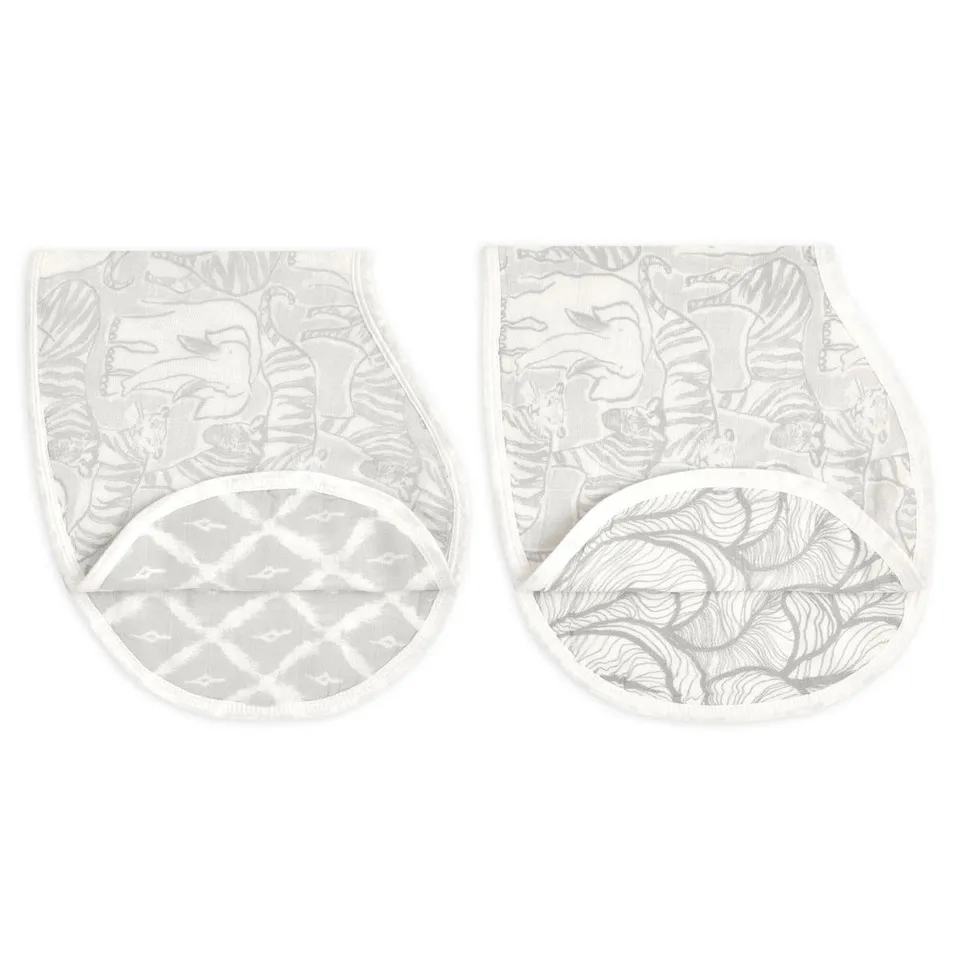 aden-anais-boutique-silky-soft-burpy-bib-2-pack-bavoirs-2-en-1-lange-de-r-gurgit image 1