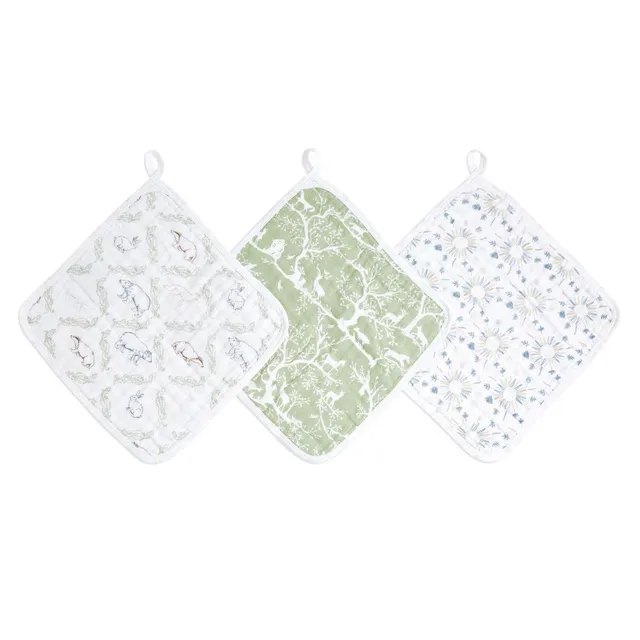 aden-anais-essentials-cotton-muslin-washcloths-3-pack-gants-de-toilette-b-b-en-m image 1