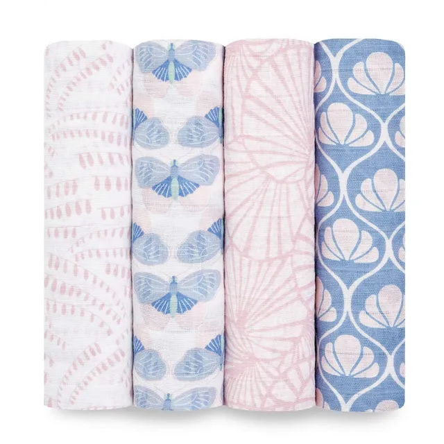 aden-anais-pack-de-4-maxi-langes-grand-format-mousseline-100-coton-deco-120x120- image 1