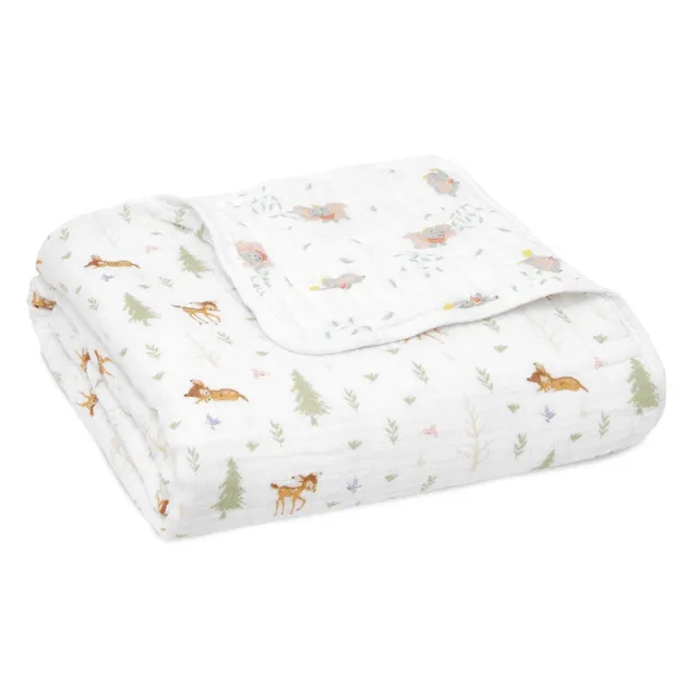 aden-anais-disney-essentials-cotton-muslin-dream-blanket-bambi-forest-embc10023d image 1