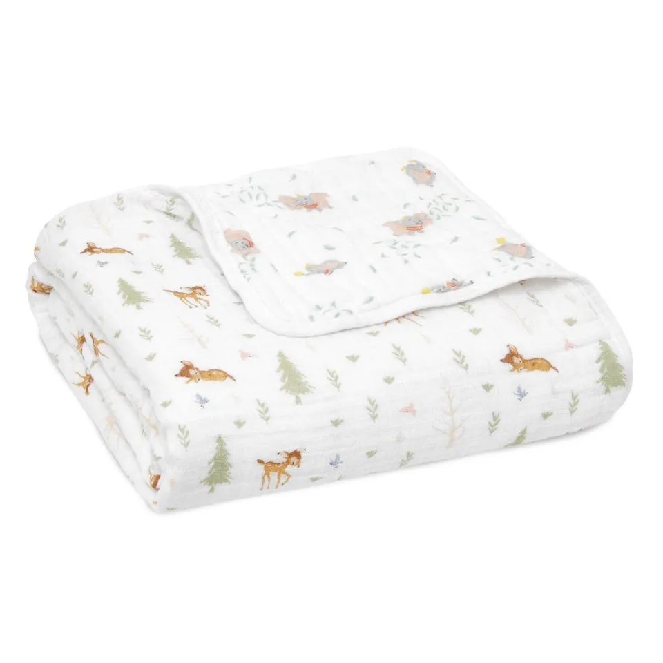 aden-anais-disney-essentials-cotton-muslin-dream-blanket-bambi-forest-embc10023d image 1