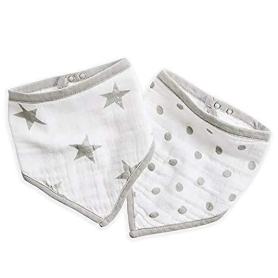 aden-anais-essentials-bavoirs-bandana-b-b-mousseline-100-coton-3-paisseurs-ajust image 1