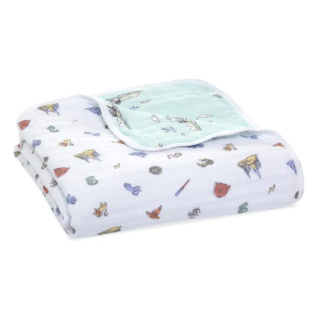 aden-anais-essentials-couverture-b-b-harry-potter-en-mousseline-100-coton-4-pais image 1