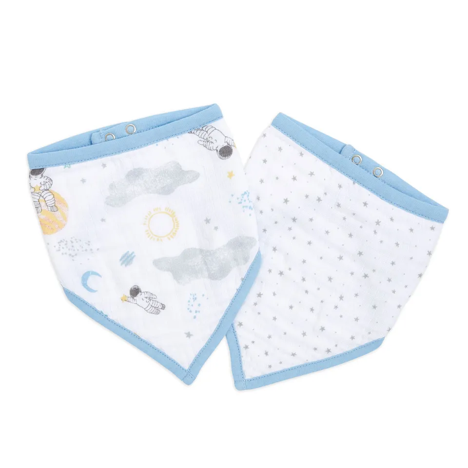 aden-anais-essentials-cotton-muslin-bandana-bibs-2-pack-bavoirs-bandana-3-couche image 1