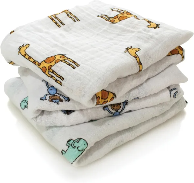 aden-anais-musy-langes-b-b-lot-de-3-mousseline-100-coton-pr-lav-e-absorbants-et- image 1