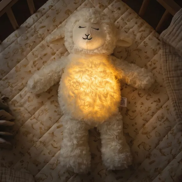 trois-kilos-sept-wooly-veilleuse-b-b-bruits-blancs-en-peluche-mouton-led-tactile image 1