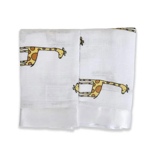 aden-anais-doudou-lange-issie-jungle-jam-mousseline-100-coton-bord-satin-lot-de- image 1