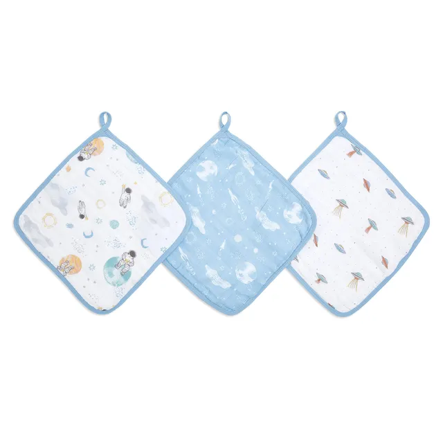 aden-anais-essentials-d-barbouillettes-b-b-mousseline-100-coton-avec-boucle-de-s image 1