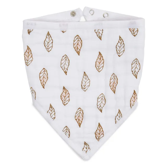 aden-anais-bavoir-bandana-b-b-en-mousseline-100-coton-boutons-r-glables-0-36-moi image 1
