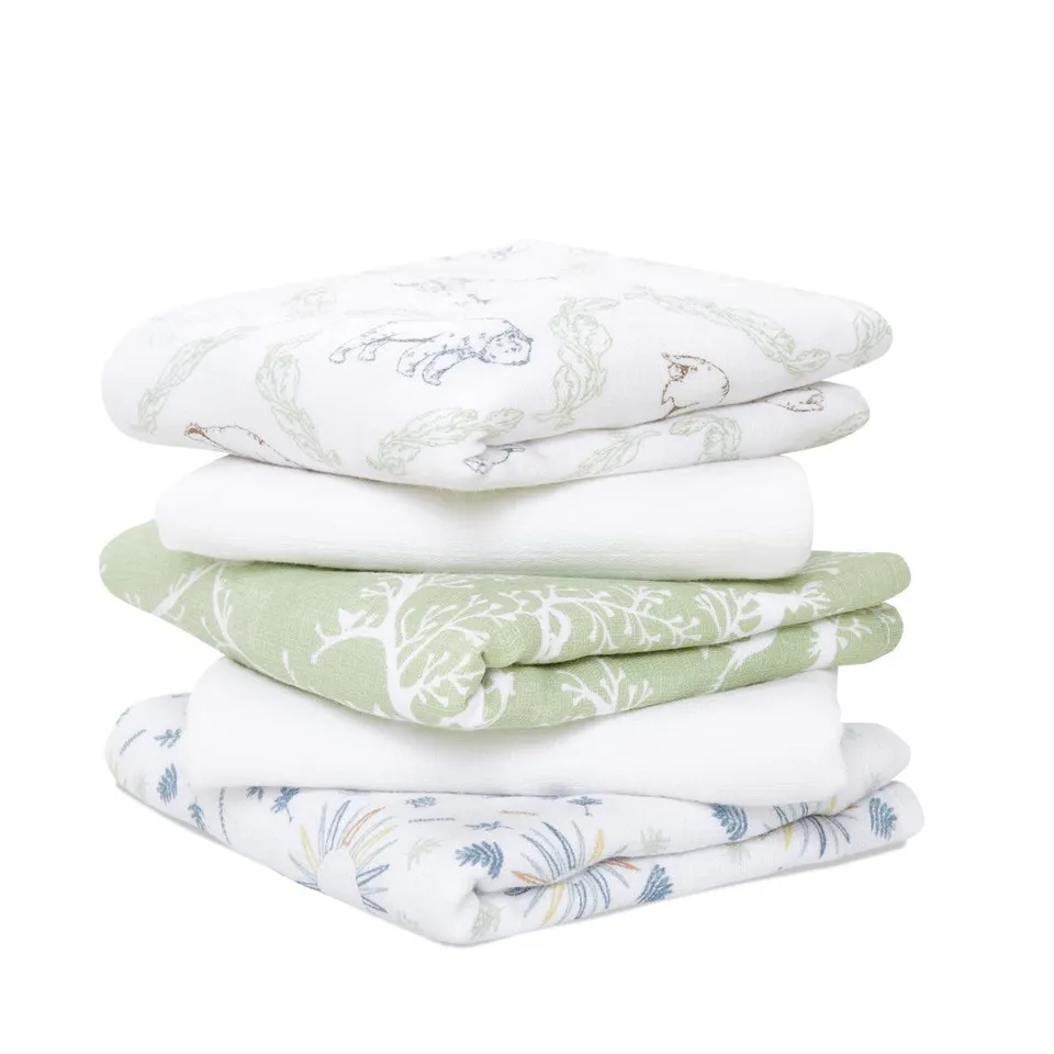 aden-anais-essentials-carr-s-mousseline-musy-squares-5-pack-coton-100-multi-usag image 1