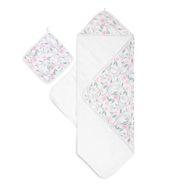 aden-anais-boutique-towel-washcloth-set-serviette-capuche-100-coton-mousseline-o image 1