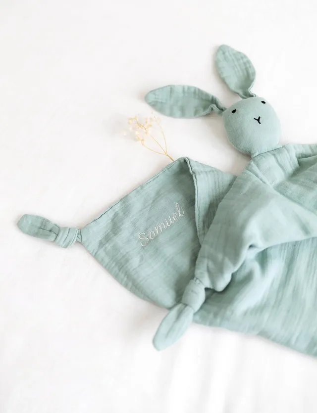 bemini-bunny-relax-doudou-lapin-ultra-doux-avec-attache-t-tine-d-s-la-naissance image 1