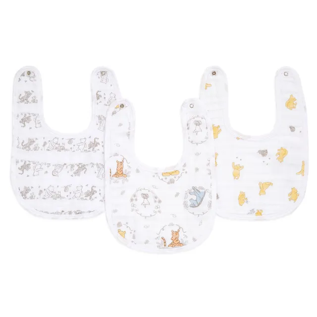 aden-anais-disney-essentials-lot-de-3-bavoirs-pressions-en-coton-muslin-3-pressi image 1