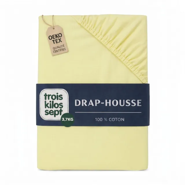 trois-kilos-sept-drap-housse-b-b-70x140-cm-100-coton-jersey-extensible-oeko-tex- image 1
