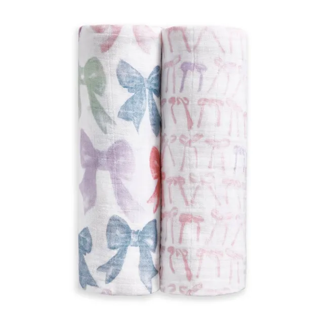aden-anais-organic-cotton-muslin-swaddle-blanket-2-pack-langes-d-emmaillotage-b- image 1