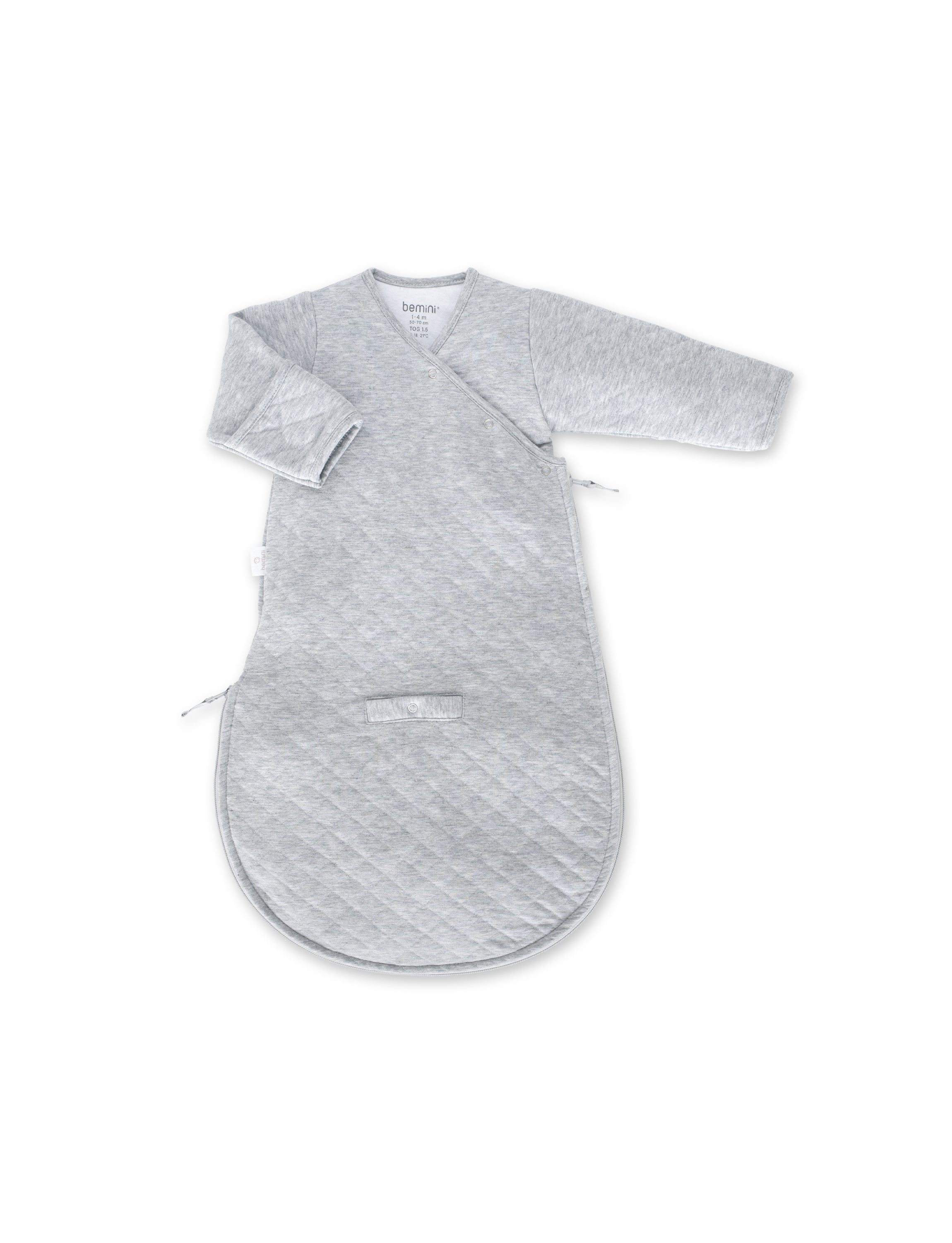 bemini-magic-bag-1-4m-mix-grey-gigoteuse-jersey-de-coton-ouatin-tog-1-5-50-70-cm image 2