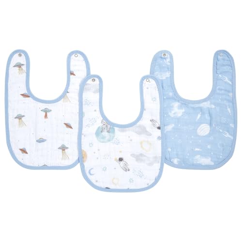 aden-anais-essentials-pack-de-3-bavoirs-boutons-pression-mousseline-100-coton-23-2 image 5