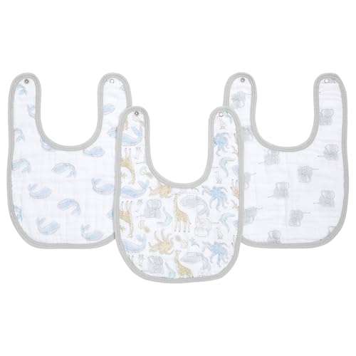 aden-anais-essentials-pack-de-3-bavoirs-boutons-pression-b-b-en-mousseline-100-c image 8