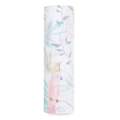aden-anais-essentials-maxi-lange-b-b-mousseline-100-coton-112x112-cm-imprim-trop image 8
