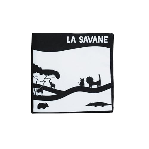 trois-kilos-sept-livre-d-veil-noir-et-blanc-en-tissu-b-b-th-me-savane-15x15-cm-n image 8