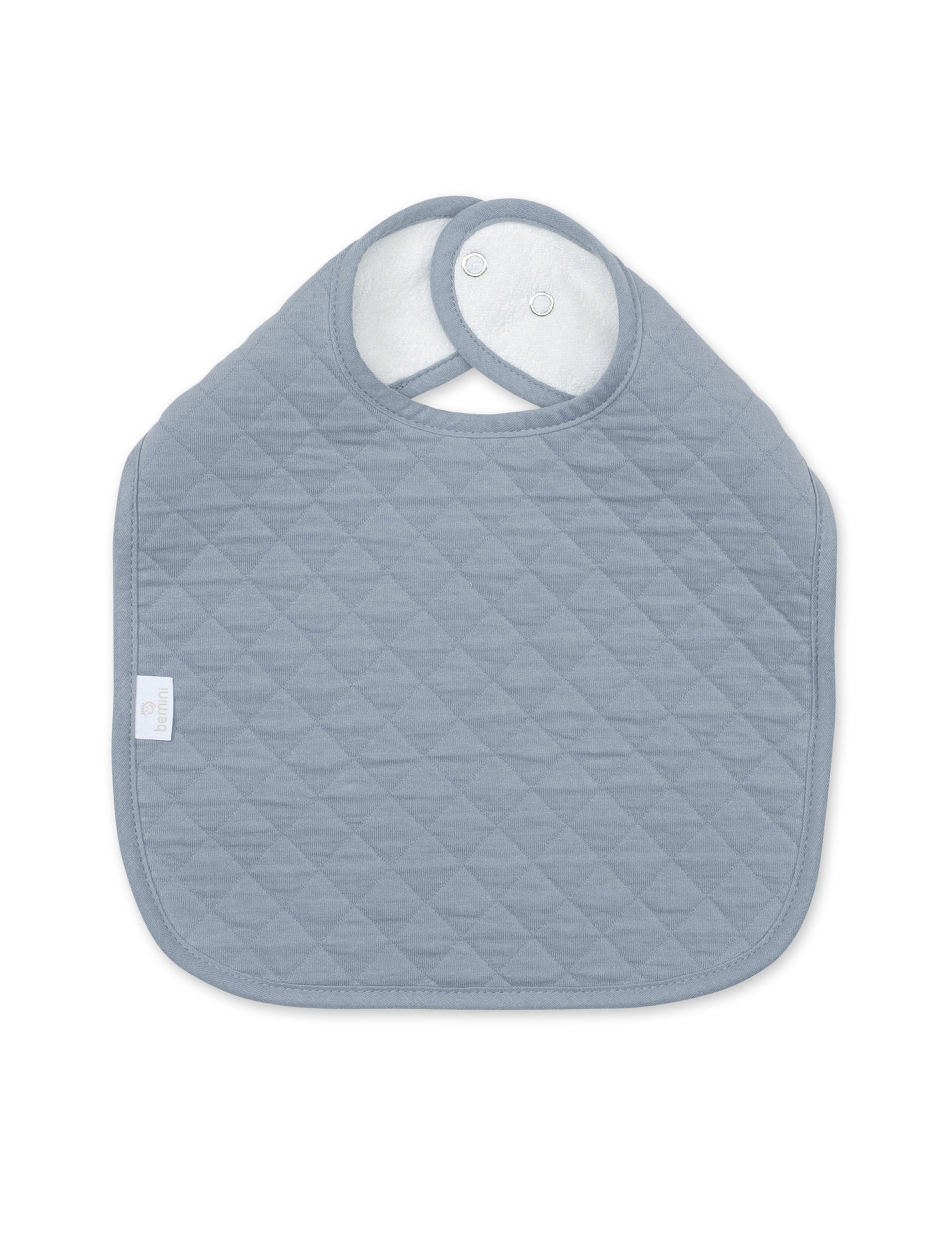 bemini-bavoir-waterproof-stone-bavoir-imperm-able-jersey-de-coton-avec-pression- image 2