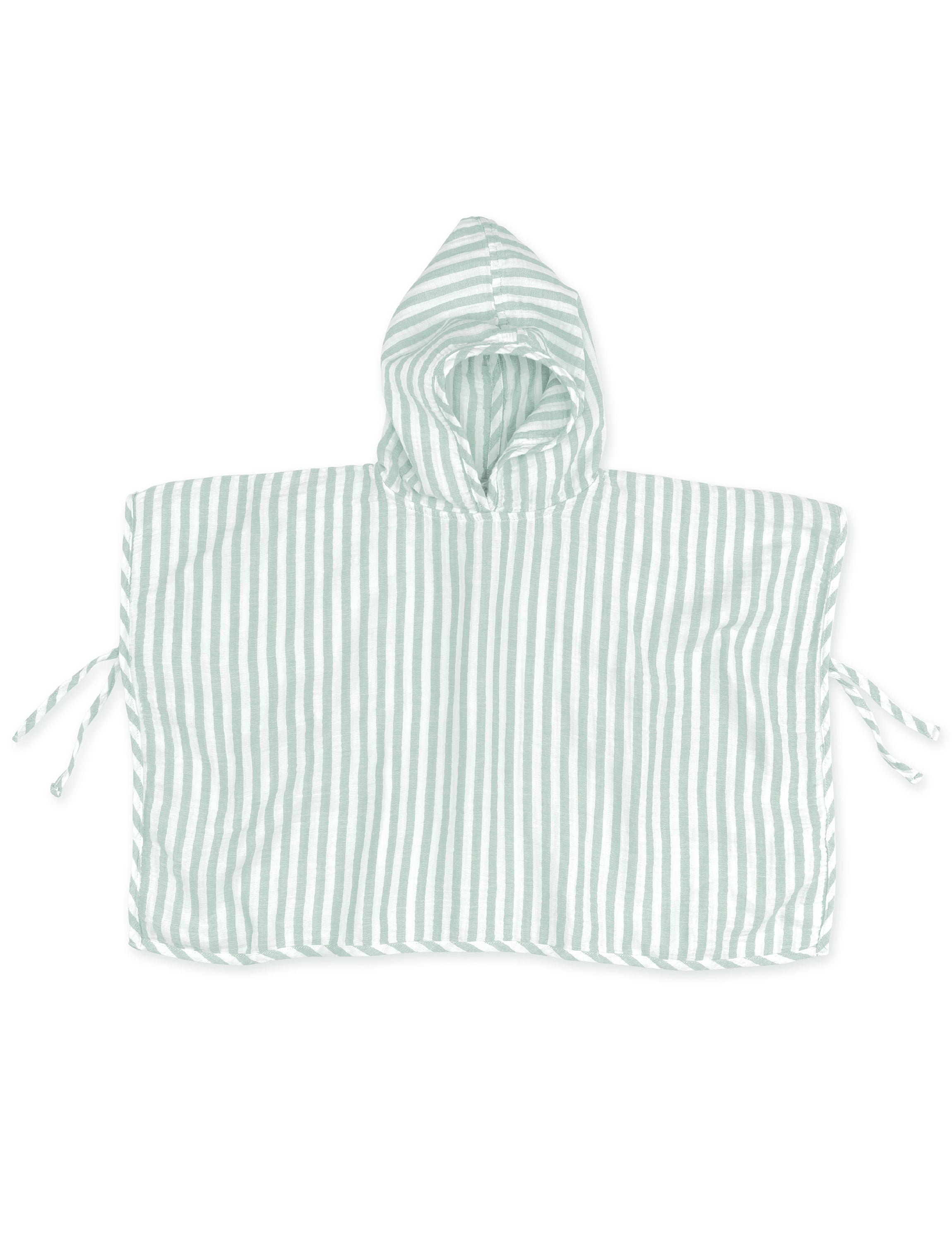 bemini-poncho-gaze-de-coton-relax-poncho-capuche-l-ger-9-mois-3-ans image 2