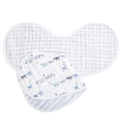 aden-anais-burpy-baby-bib-pack-de-2-bavoirs-ponges-multi-usages-en-mousseline-10 image 8