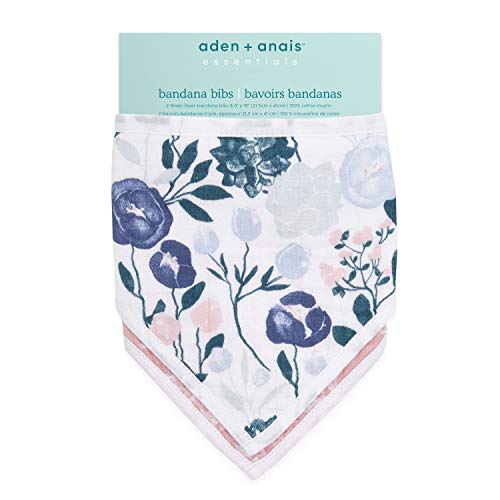 aden-anais-essentials-pack-de-2-bavoirs-bandana-en-mousseline-100-coton-imprim-f image 5
