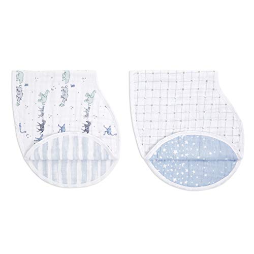 aden-anais-burpy-baby-bib-pack-de-2-bavoirs-ponges-multi-usages-en-mousseline-10 image 7