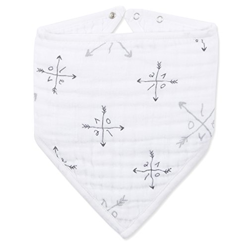 aden-anais-bavoir-bandana-b-b-en-mousseline-100-coton-boutons-r-glables-0-36-moi image 8