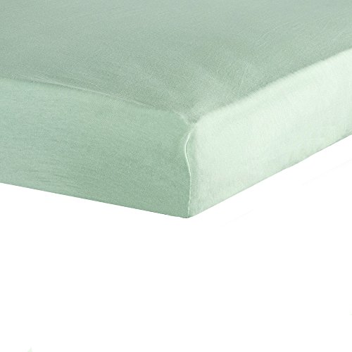 trois-kilos-sept-drap-housse-b-b-70x140-cm-jersey-extensible-100-pur-coton-vert- image 2