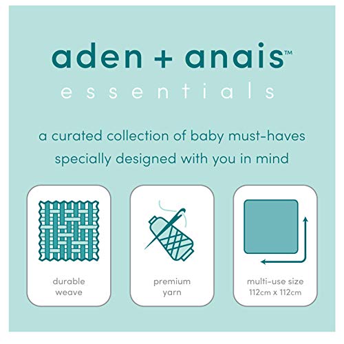 aden-anais-essentials-d-barbouillettes-b-b-mousseline-100-coton-avec-boucle-de-s image 8