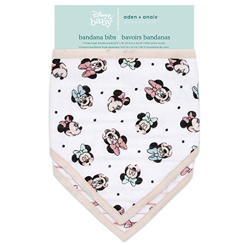 aden-anais-essentials-bavoirs-bandana-en-mousseline-100-coton-lot-de-2-imprim-mi image 5