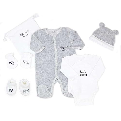 trois-kilos-sept-kit-naissance-6-pi-ces-jolie-fleur-1-mois image 2