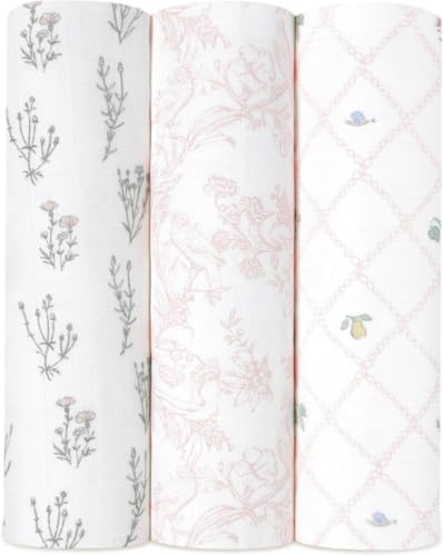 aden-anais-lot-de-3-couvertures-d-emmaillotage-mousseline-120x120-cm-motifs-flor image 8