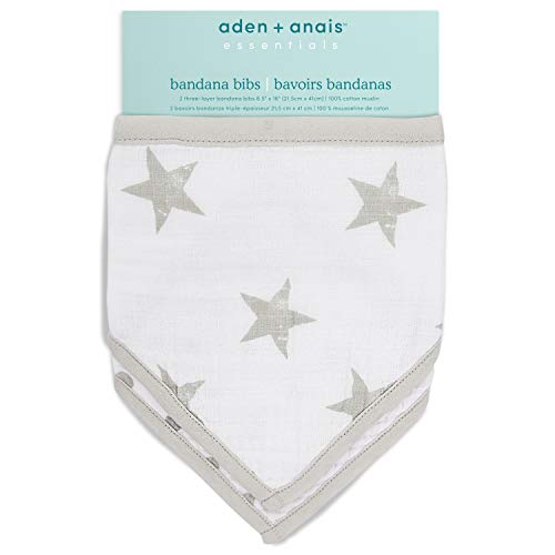 aden-anais-essentials-bavoirs-bandana-b-b-mousseline-100-coton-3-paisseurs-ajust image 6