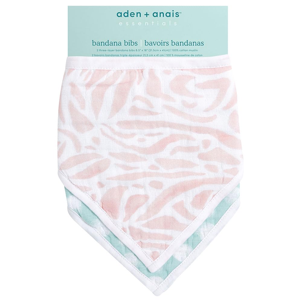 aden-anais-essentials-pack-de-2-bavoirs-bandana-en-mousseline-100-coton-imprim-f image 3