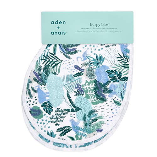 aden-anais-lot-de-2-bavoirs-d-paule-burpy-bib-mousseline-100-coton-57x28-cm-impr image 8
