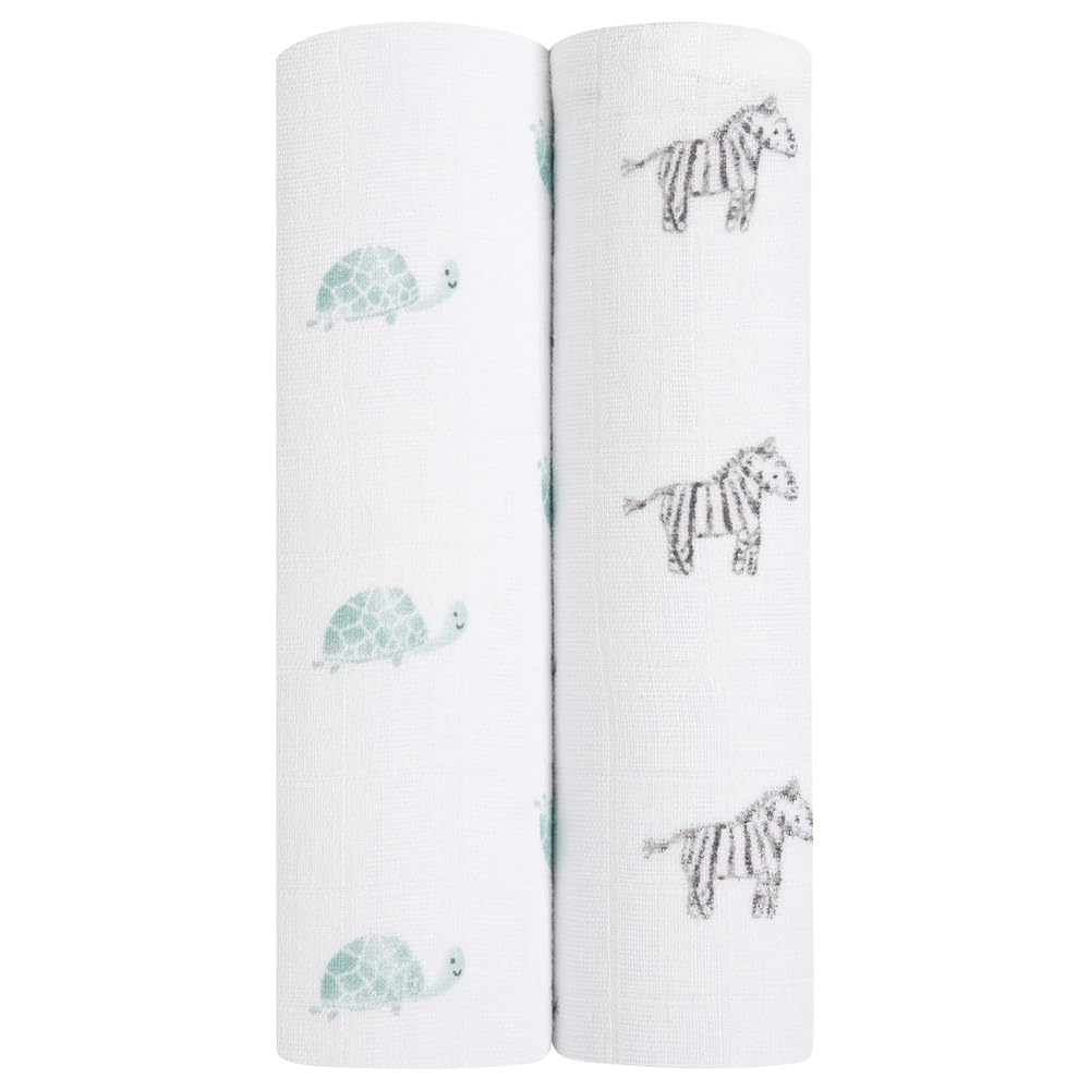 aden-anais-lot-de-2-maxi-langes-en-mousseline-100-coton-120-x-120-cm-imprim-ma-f image 7