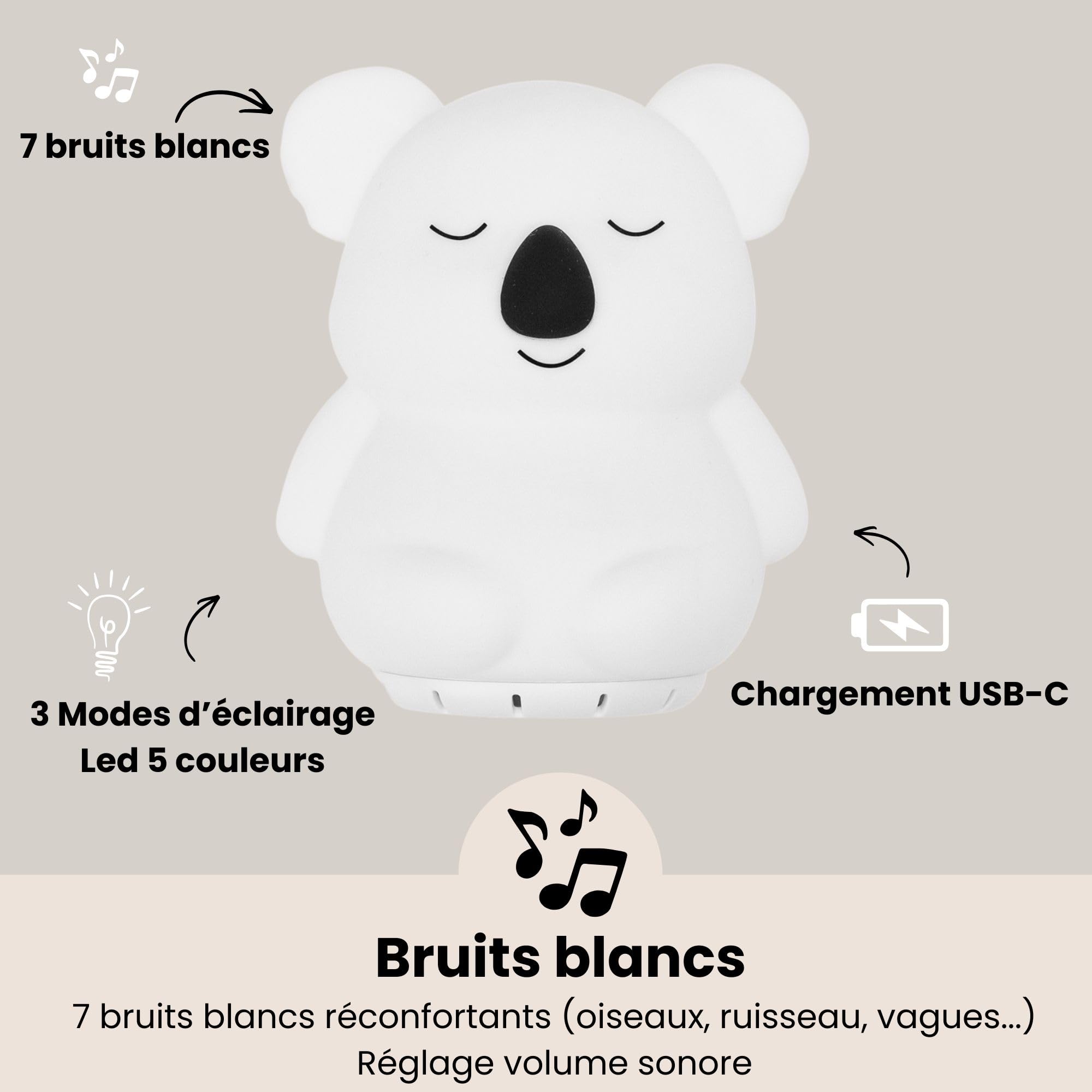 trois-kilos-sept-veilleuse-nomade-koala-bruits-blancs-led-6-couleurs-rechargeabl image 5