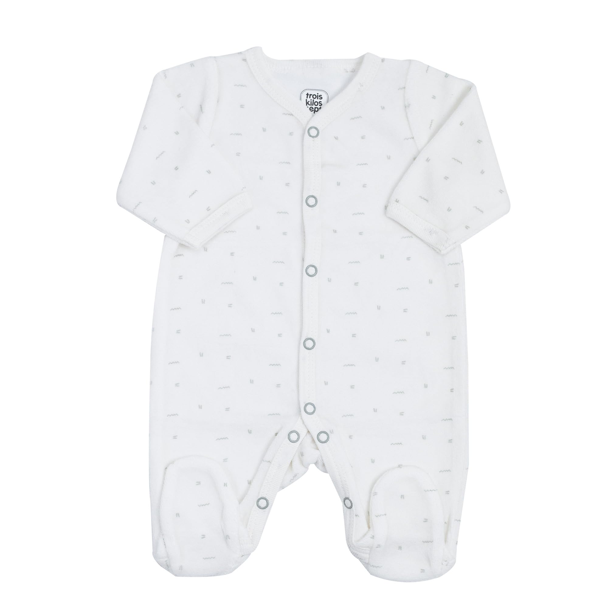 trois-kilos-sept-kit-naissance-b-b-unisexe-5-pi-ces-pyjama-body-bonnet-chaussons image 5
