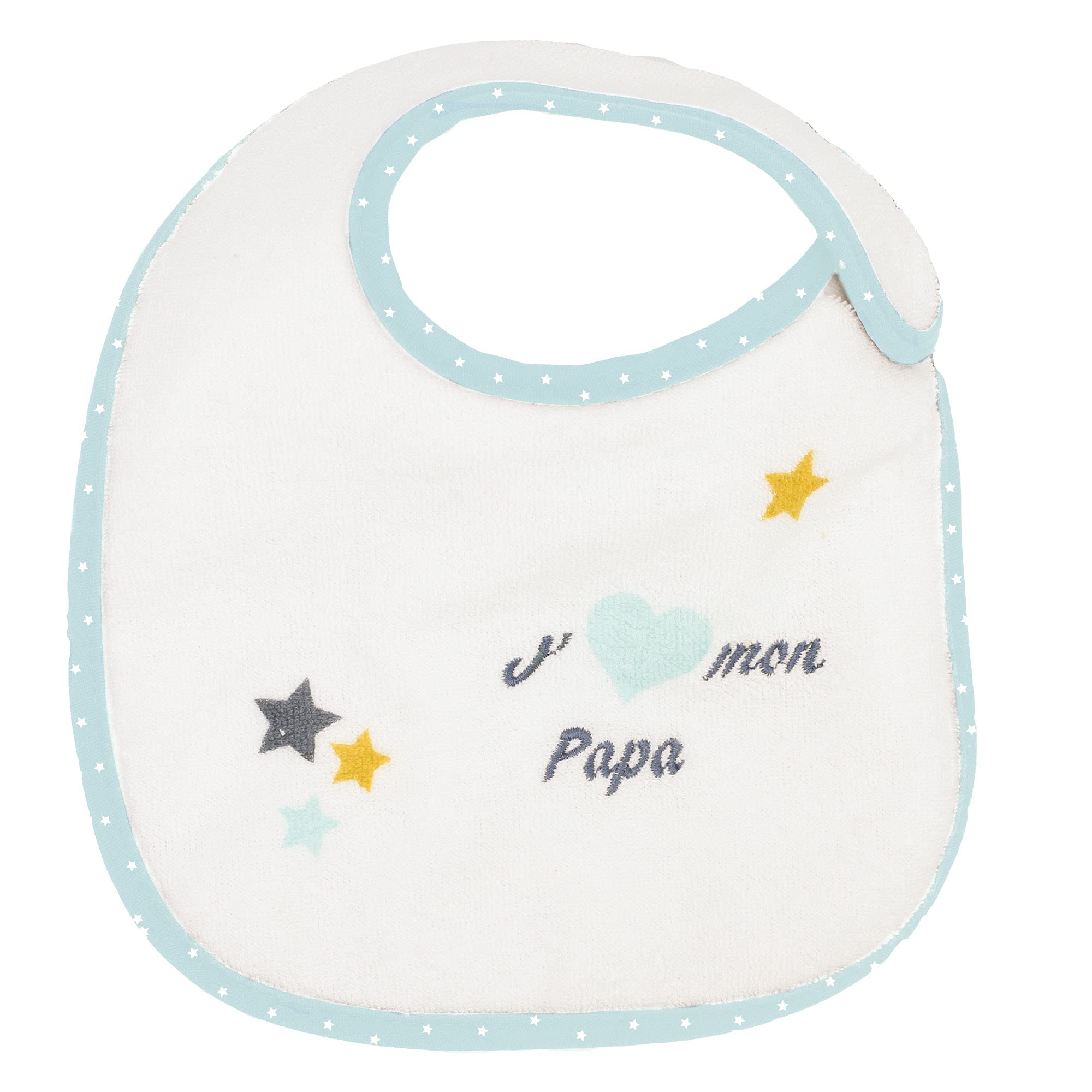 trois-kilos-sept-lot-de-7-bavoirs-naissance-imperm-ables-motifs-b-b-d-amour-bleu image 5