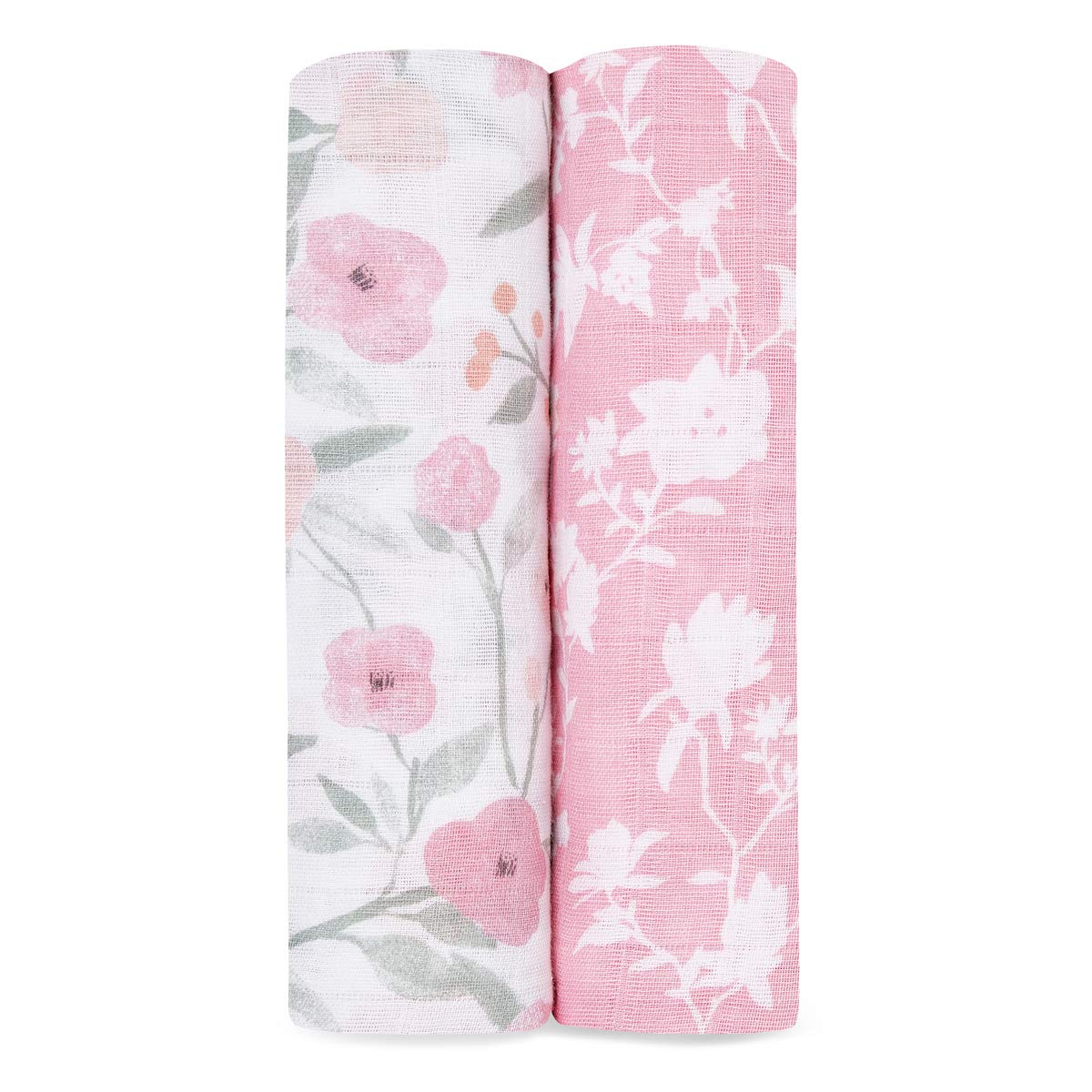 aden-anais-lot-de-2-maxi-langes-en-mousseline-100-coton-120-x-120-cm-imprim-ma-f image 1