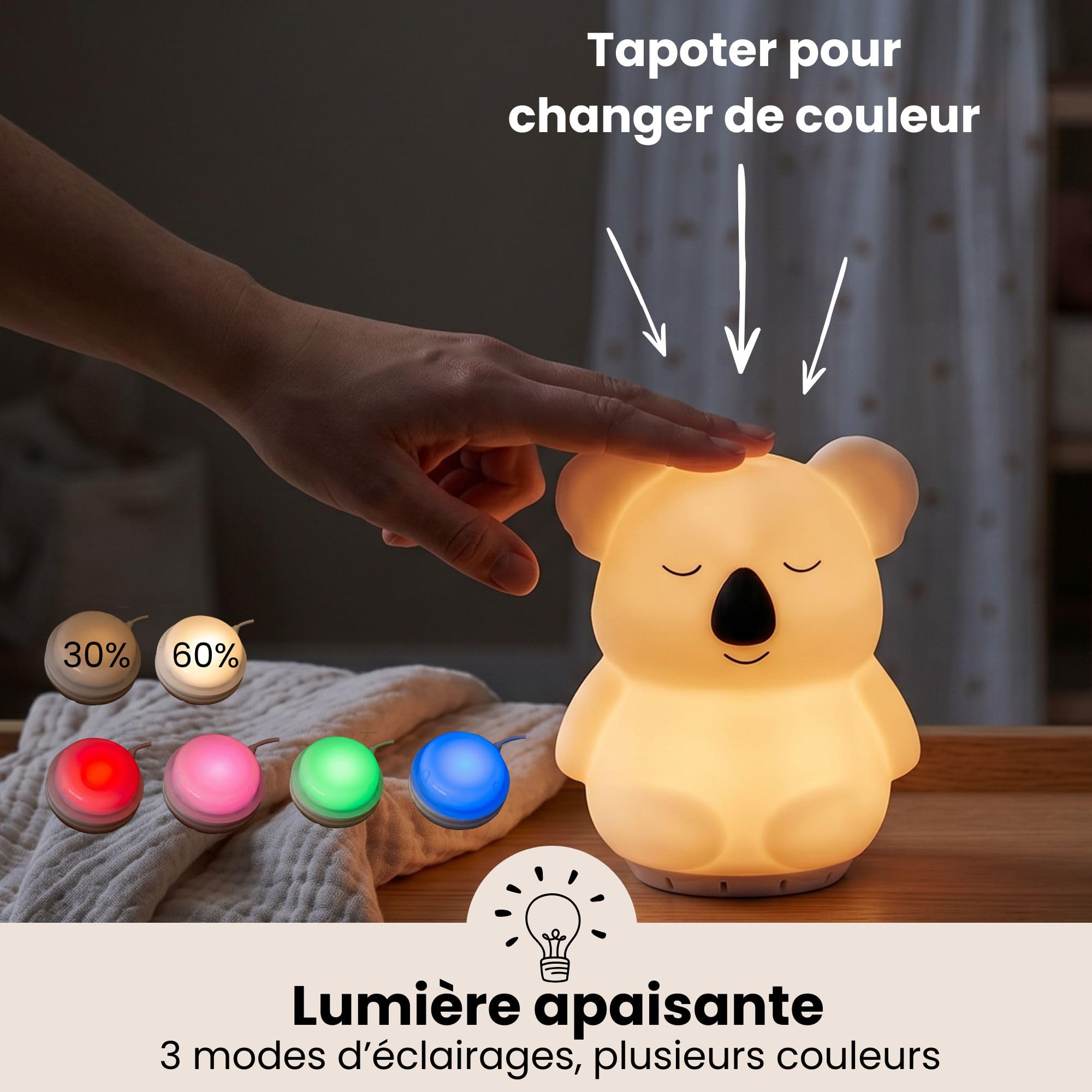 trois-kilos-sept-veilleuse-nomade-koala-bruits-blancs-led-6-couleurs-rechargeabl image 4