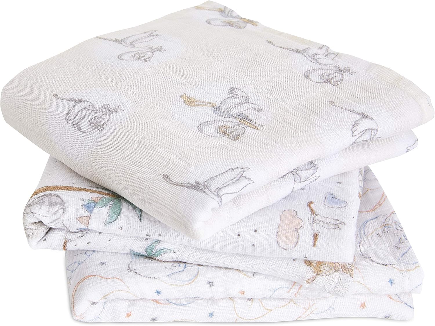 aden-anais-musy-langes-b-b-lot-de-3-mousseline-100-coton-pr-lav-e-absorbants-et- image 3