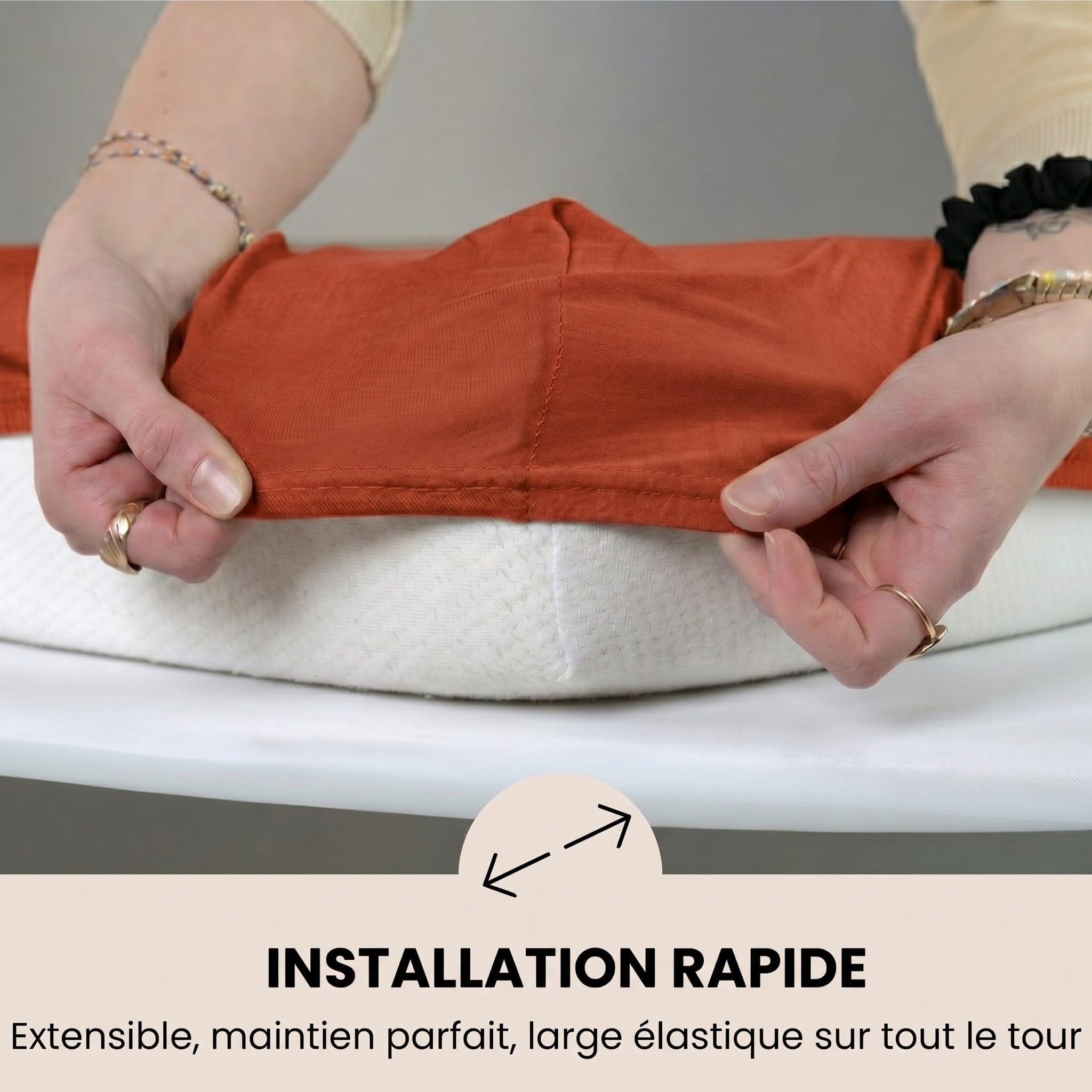 trois-kilos-sept-drap-housse-b-b-terracotta-70x140-cm-jersey-100-coton-extensibl image 3