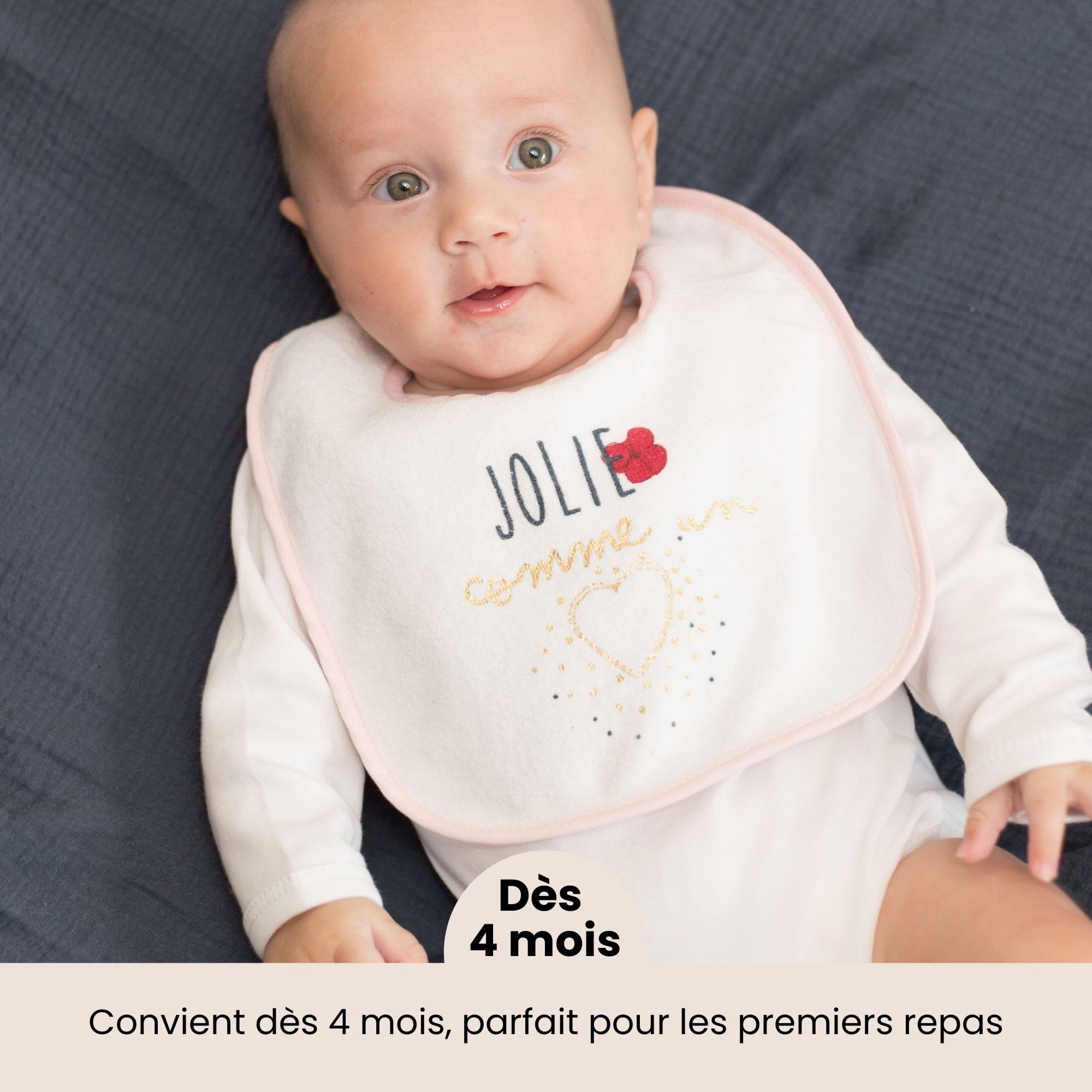 trois-kilos-sept-lot-de-7-bavoirs-imperm-ables-b-b-fille-motifs-jolie-comme-un-c image 4