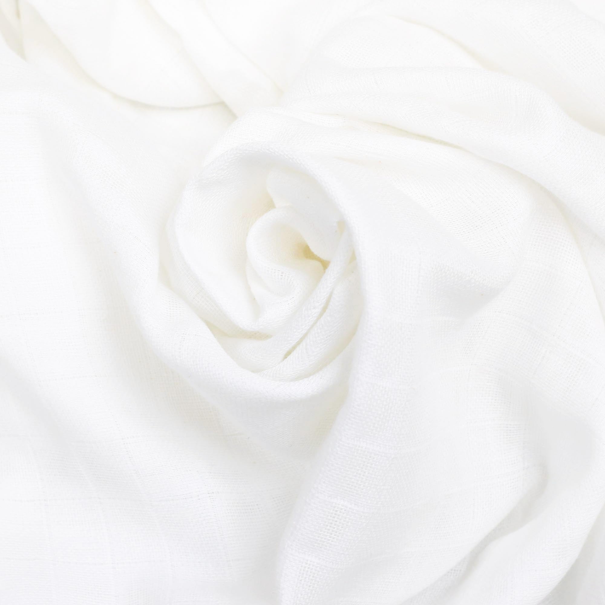 trois-kilos-sept-lot-de-6-langes-b-b-en-mousseline-100-coton-70-x-70-cm-blanc-un image 2