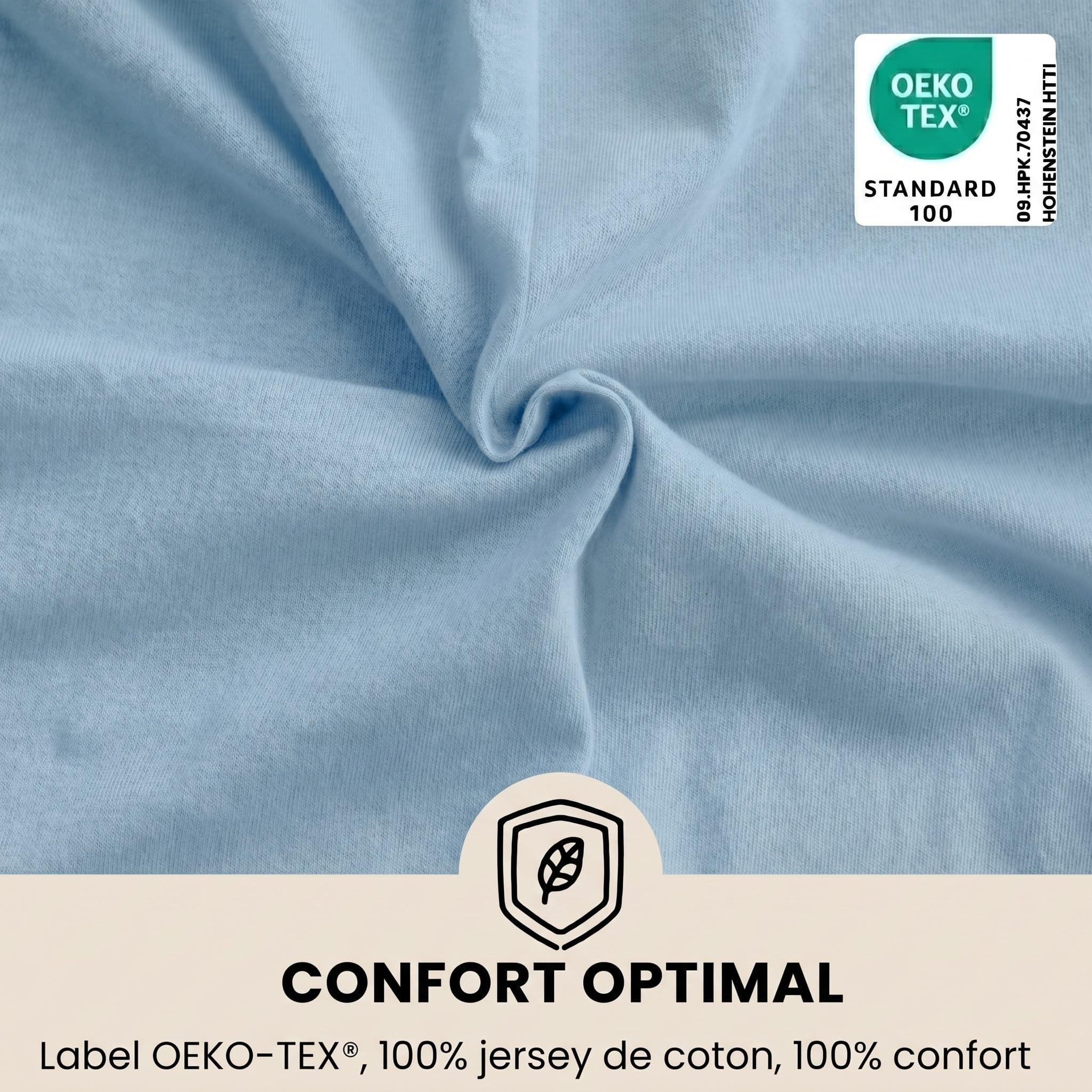 trois-kilos-sept-drap-housse-b-b-bleu-ciel-100-coton-jersey-extensible-oeko-tex- image 2